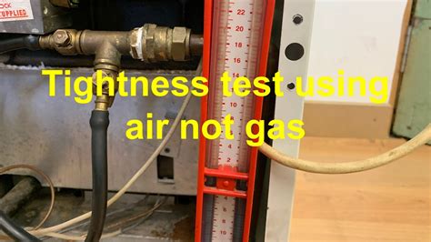 lpg tightness test permissible drop|tightness testing and purging.